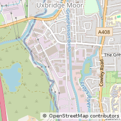 Map of Uxbridge