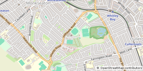 Map of Tyne and Wear