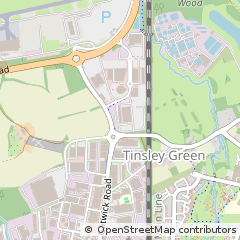 Map of Gatwick, West Sussex