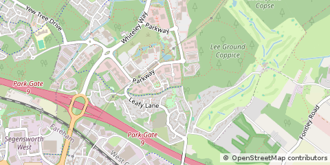 Map of Fareham, Hampshire