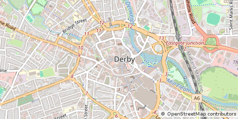Map of Derby