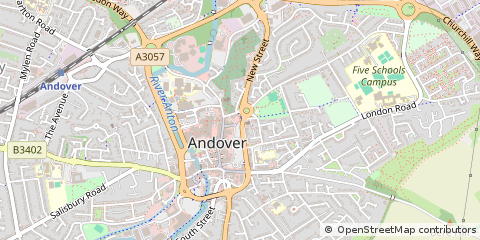 Map of Andover