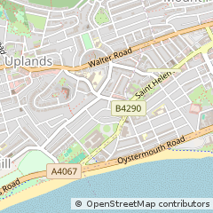 Map of Swansea