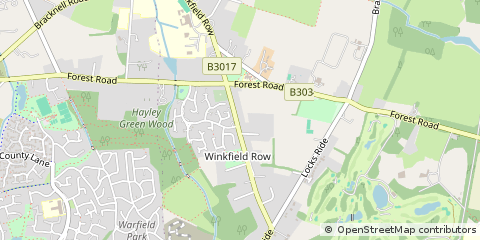 Map of Bracknell