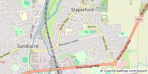Map of Nottingham