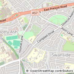 Map of Liverpool, Merseyside