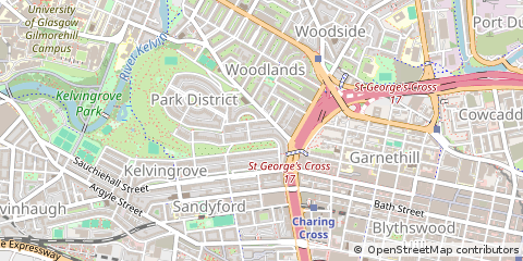 Map of Glasgow