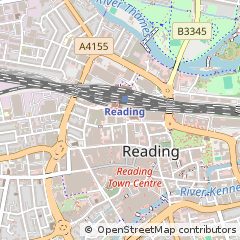Map of Reading, Berkshire