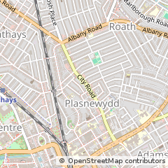 Map of Cardiff