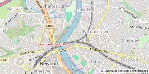 Map of Newport