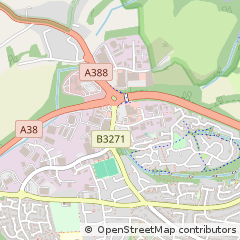 Map of Saltash, Cornwall