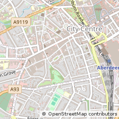 Map of Aberdeen, Aberdeenshire