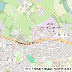 Map of Shrewsbury, Shropshire
