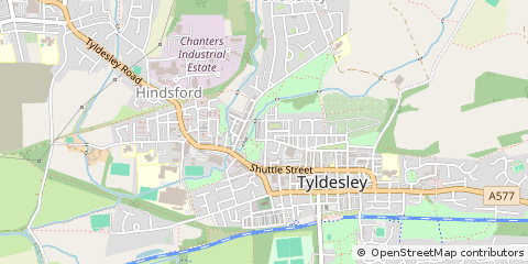 Map of Manchester