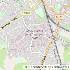 Map of Wokingham, Berkshire