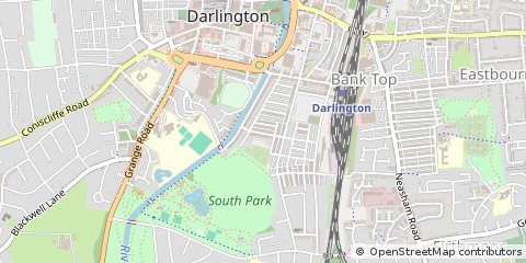 Map of Darlington