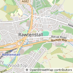 Map of Rossendale