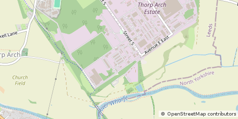 Map of Wetherby, West Yorkshire