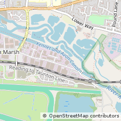 Map of Newbury, Berkshire