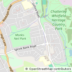Map of Stoke-on-Trent, Staffordshire