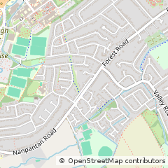 Map of Loughborough, Leics