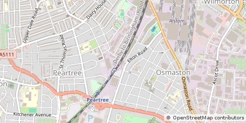 Map of Allenton Derby, Derbyshire