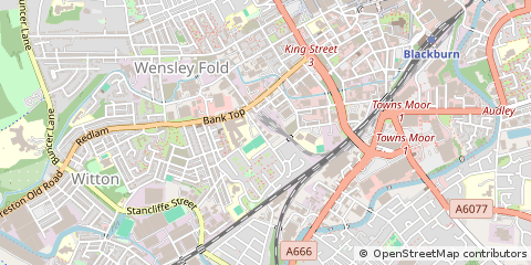 Map of Blackburn