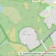 Map of Surrey
