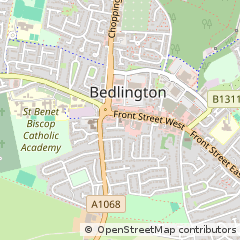 Map of Bedlington