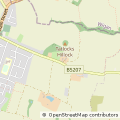 Map of Wigan, Lancashire