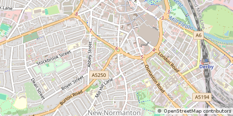 Map of Derby