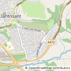Map of Pontyclun, MID Glamorgan