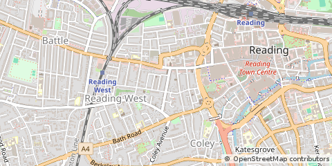 Map of Reading