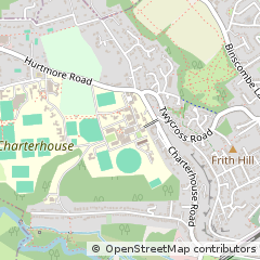 Map of Godalming, Surrey