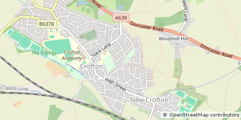 Map of West Yorkshire