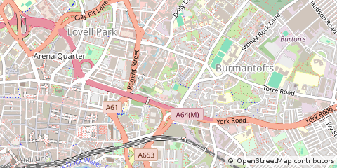 Map of Leeds