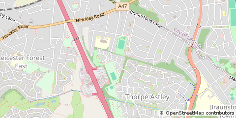 Map of Leicester