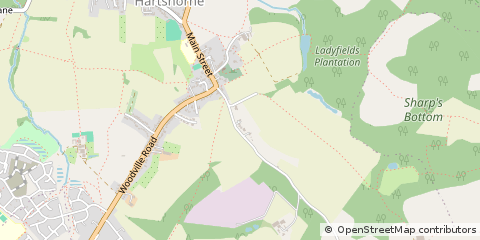 Map of Swadlincote