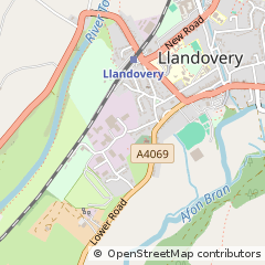 Map of Llandovery