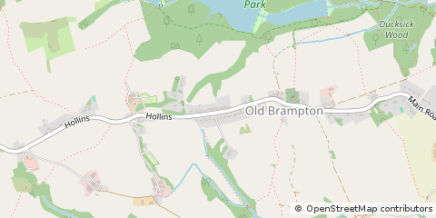 Map of Chesterfield, Derbyshire