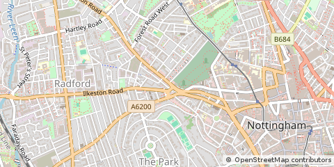 Map of Nottingham