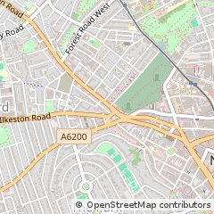 Map of Nottingham