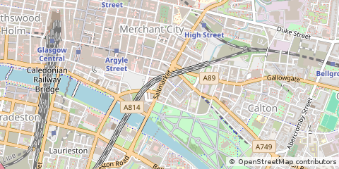 Map of Glasgow