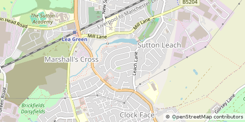 Map of ST. Helens
