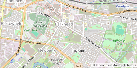 Map of Glasgow