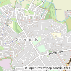 Map of Horley, Surrey