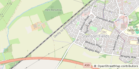 Map of Derby