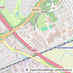 Map of Warrington