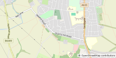 Map of Rotherham