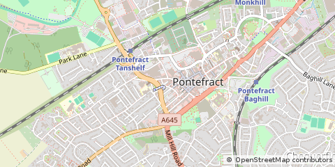 Map of Pontefract